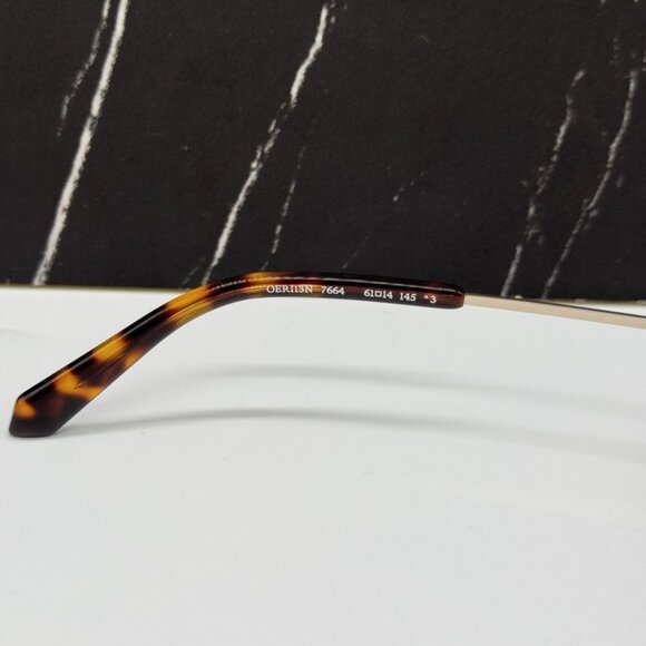 NEW OFF-WHITE OERI13N TAMPA 7664 SUNGLASSES WOMEN SQUARE HAVANA EYEWEAR main image 10